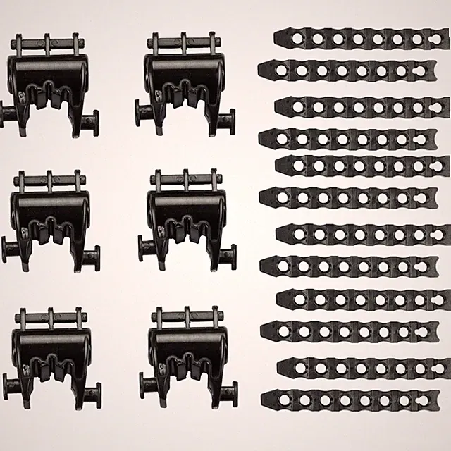 12 Pcs Strap & 6 Pcs Cradle Bundle for Thule Bike Rack