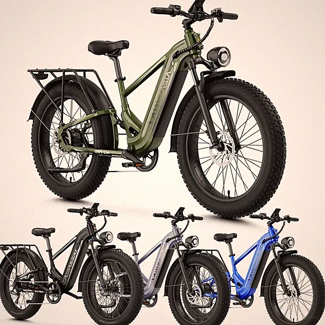 26" 1800W Fat Tire Electric Mountain Bike for Adults 85Mile E Bicycle 36MPH