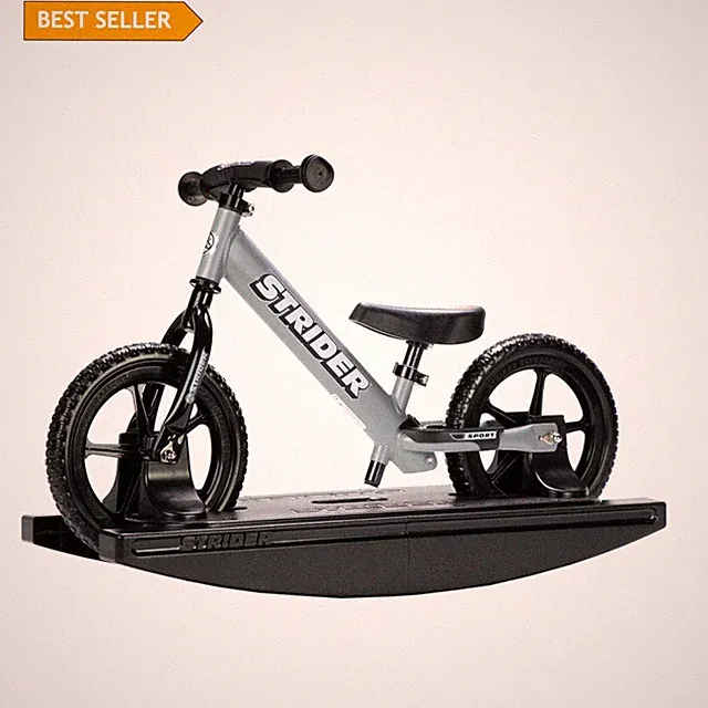 Adjustable 12" Balance Bike with Rocking Base - For Toddlers 6 to 4