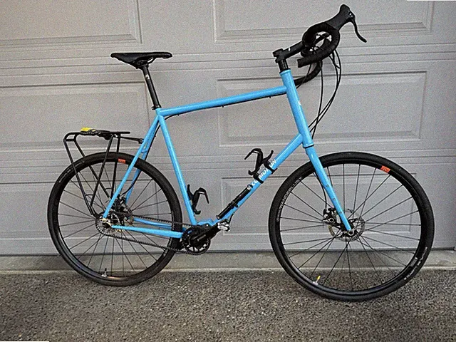 Co-Motion Cycles Klatch Pinion ver2 Custom Gravel Bike 700C Blue/Black Steel