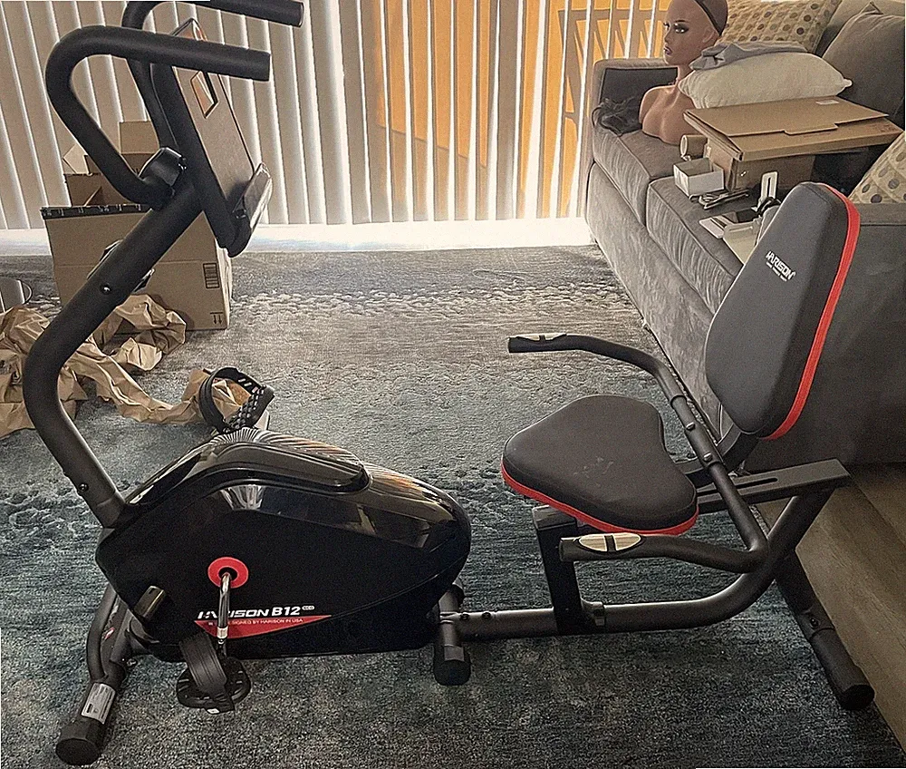 DENVER PICK UP ONLY HARISON Indoor Magnetic Recumbent Exercise bike B-12