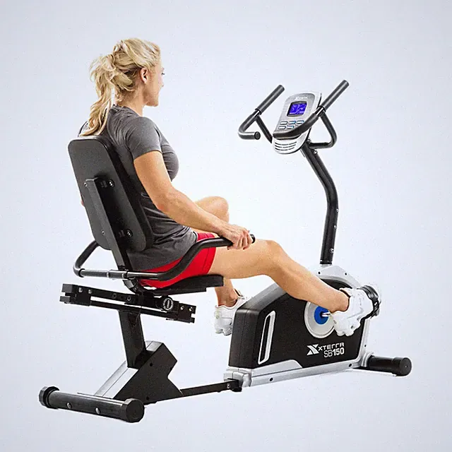 Fitness SB150 Recumbent Exercise Bike, Black