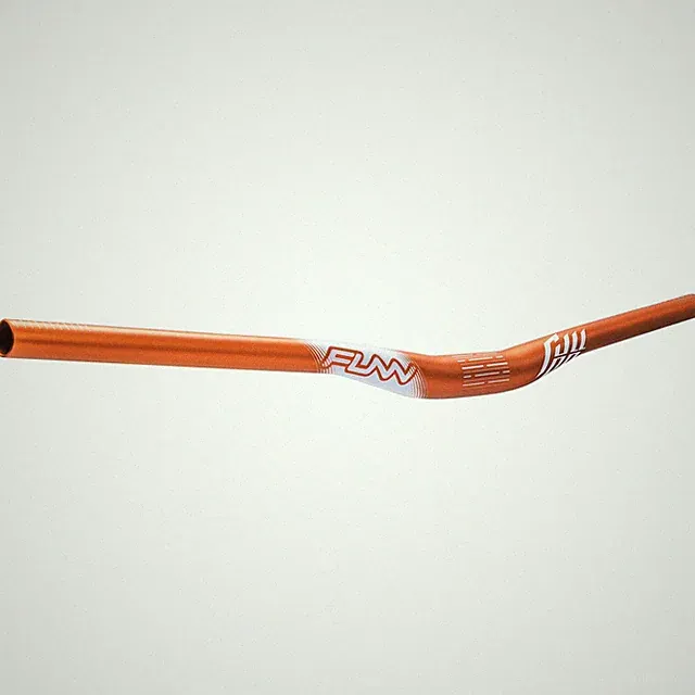 Funn Full On Mountain Bike Handlebar with Bar Clamp Élévation 15mm, Orange