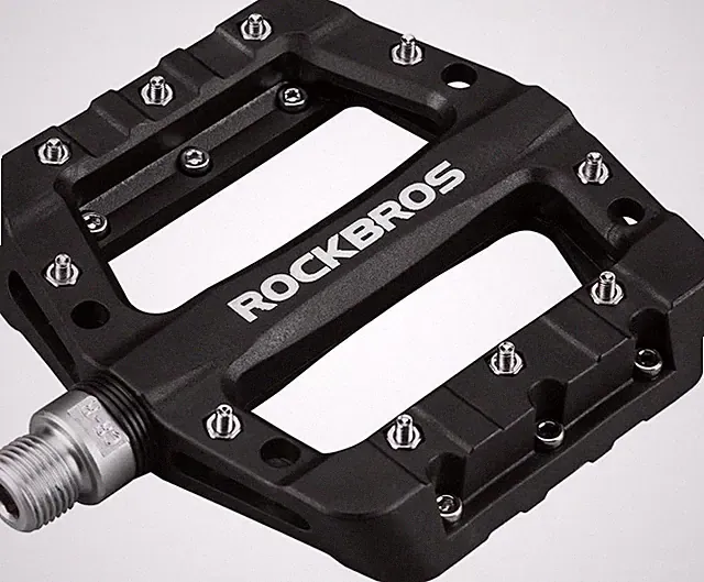 ROCKBROS MTB Pedals Mountain Bike Pedals Lightweight Nylon Fiber Bicycle Platfor