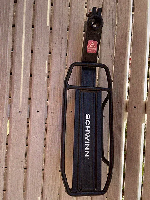 SCHWINN LUGGAGE CARRIER BIKE BICYCLE 20 LB LIMIT PACKAGE CARRIER REAR RACK