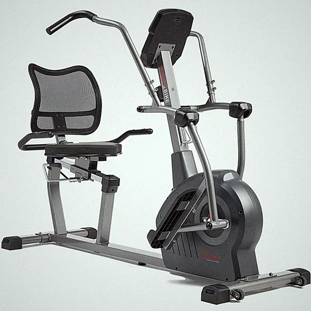 Recumbent Exercise Workout Bike Elliptical Magnetic Cardio Machine Full Fitness