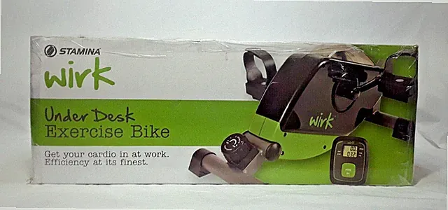 Under Desk Exerciser Bike Pedal Cardio Portable Fitness Stamina WIRK 85-1200AR